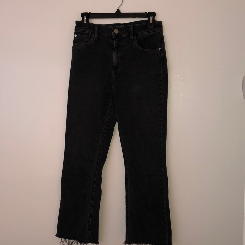 Kick flare high rise jeans